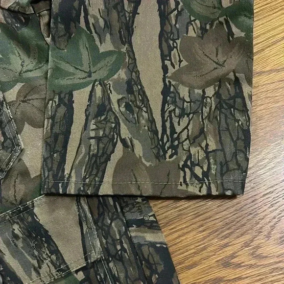 Vintage Ranger Rebar Camo Button Jacket 80s, pockets, over Shirt mens med - Picture 5 of 7